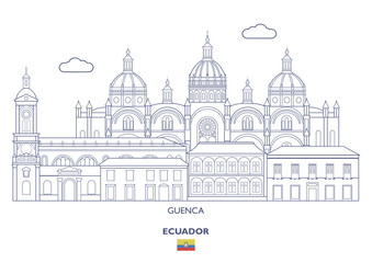 Guenca City Skyline, Ecuador