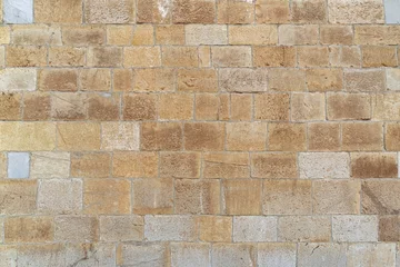 Photo sur Plexiglas Pierres Brown stone wall, background, texture