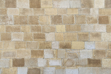 Brown stone wall, background, texture