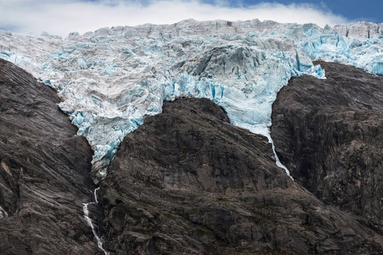 Flatbreen Glacier in Norway