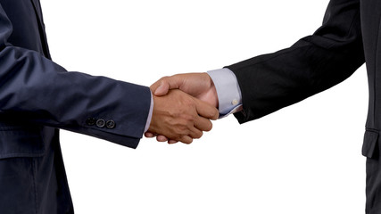 Businessman shaking hands.Business,meeting,negotiating,good deal,success,agreement concept.With clipping path.