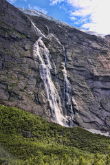 The beauty of Norwegian waterfalls