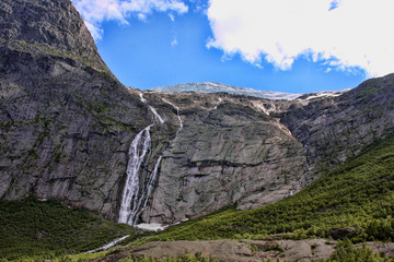 The beauty of Norwegian waterfalls