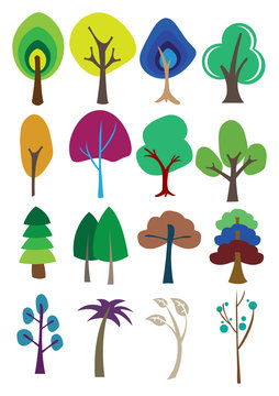 Colorful vector trees