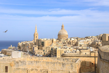 Fototapeta na wymiar Interpretationszentrum der Befestigungsanlagen in Valletta