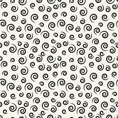 memphis style spiral seamless pattern