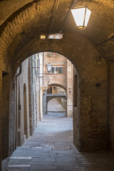 Fototapeta na wymiar Siena, Italy: historic buildings