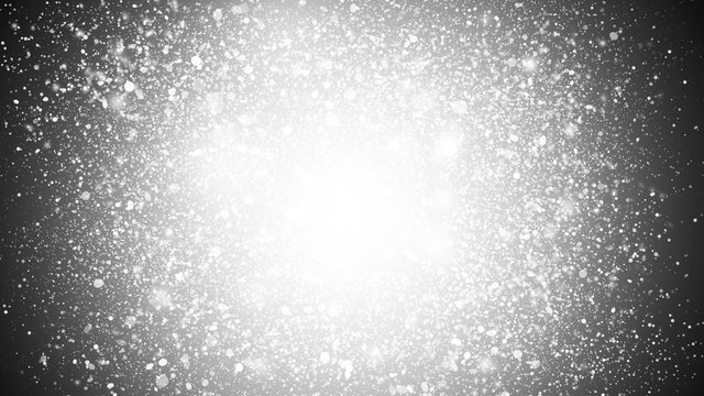 Dark grey glitter sparkles defocused rays lights bokeh radial abstract background/texture.