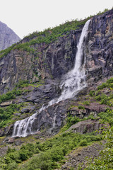 The beauty of Norwegian waterfalls