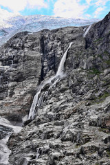 Fototapeta na wymiar The beauty of the Norwegian glacier fields