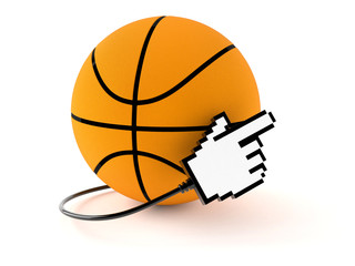 Basketball with cursor