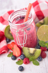red fruit smoothie