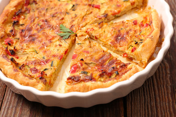 vegetable quiche