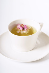 herbal rose tea.