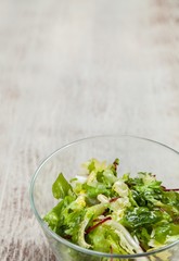 Fresh green salad