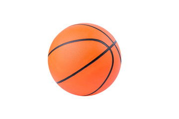 Fototapeta premium Orange basketball isolated on white background