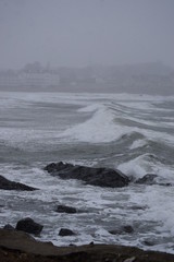 Maine Waves During Snow Stoirm