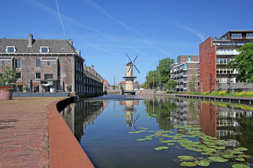 Windmühle, Schiedam, Rotterdam, Niederlande 