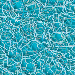 Abstract elegant cell texture. Paper cut cobweb, 3d tile surface. Elegant futuristic ornament with shadows and layers