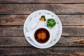 Miso soup japanese food