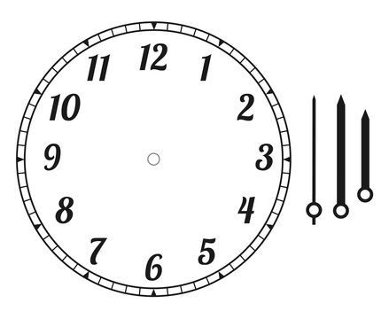 Clock face round