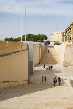 parlaments Treppe in Valetta