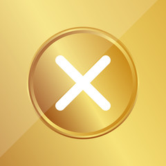 Obraz premium Gold Medaille - Kreuz