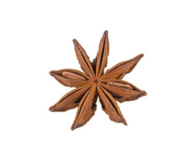 anise on white background