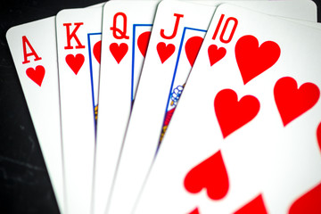 Hearts cards