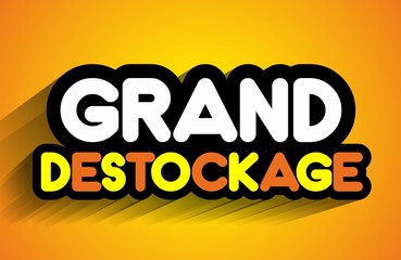 Creative Abstract Hard Discount Big Sale vector illustration