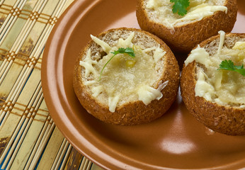 Onion Soup Bread Bowls