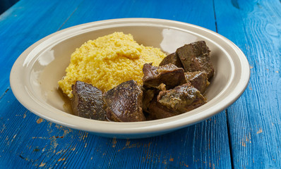 Romanian pork liver stew