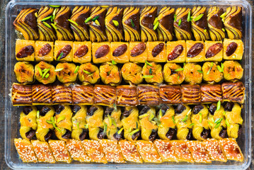 Selection of middle Eastern sweets