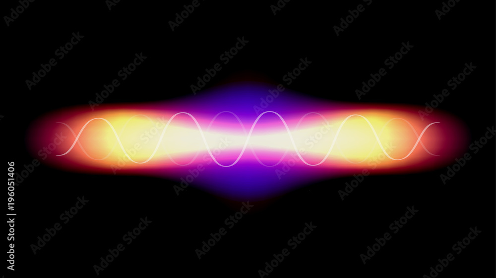 Poster edm sound wave abstract technology vector background