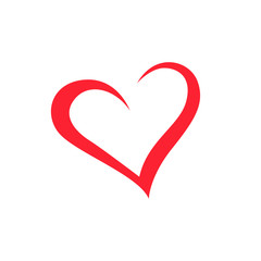 cute heart design icon. love concept. valentine day. vector illustration