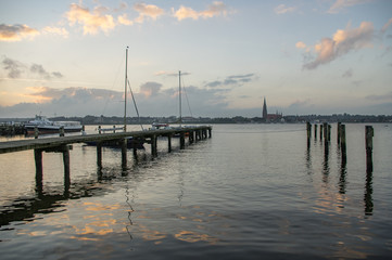 Obraz premium Ponton à Schleswig