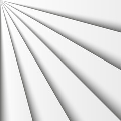 Obraz premium Overlapping grey paper sheets arranged in a fan. With shadow effect. Abstract vector background wallpaper.