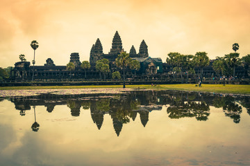 Obraz premium Angkor Wat Temple, Siem reap, Cambodia.
