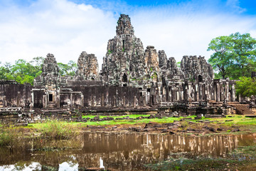Obraz premium Bayon Temple in Angkor Thom, Cambodia