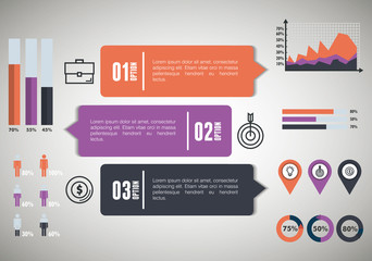 business infographic template icons vector illustration design