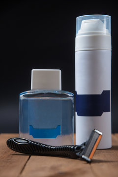 foam lotion and shaver for shaving
