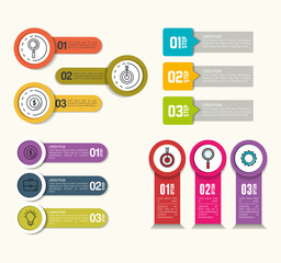 business infographic template icons vector illustration design