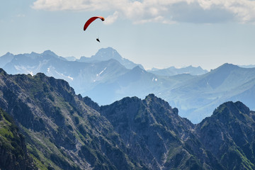 Gleitschirmfliegen in den Allgäuer Alpen