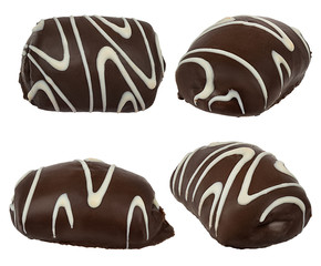 Cookies isolated on white background with clipping path