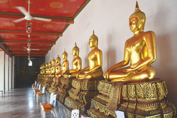 Beautiful Golden Buddha, Wat Pho, Thailand