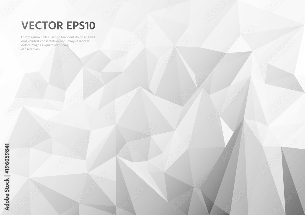 Poster abstract background with large shapes. the texture of the triangles.