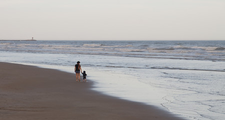 Promenade sur la plage