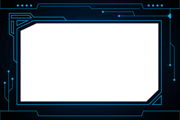 Futuristic interface  technology line frame abstract background design.