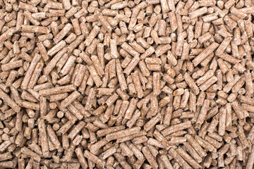 Wooden biomass in pellet