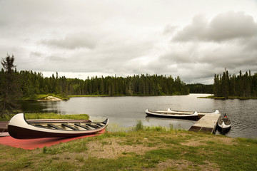 Au bort du lac